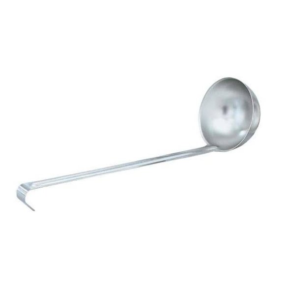 Vollrath Company Ladle with Hooked Handle, Silver - Picture 2 of 3